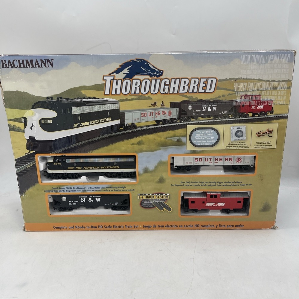 Bachmann Trains HO Scale Thoroughbred Ready To Run Electric Train Set, O0691